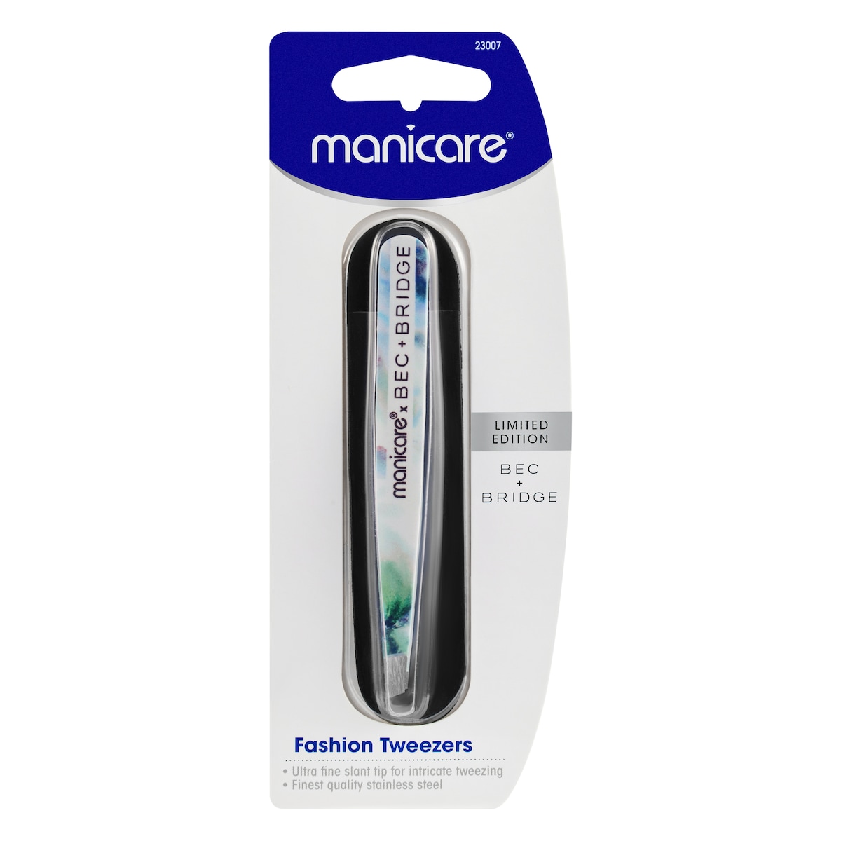 Manicare Fashion Tweezer Slant Tips 1 Pack Assorted Colours