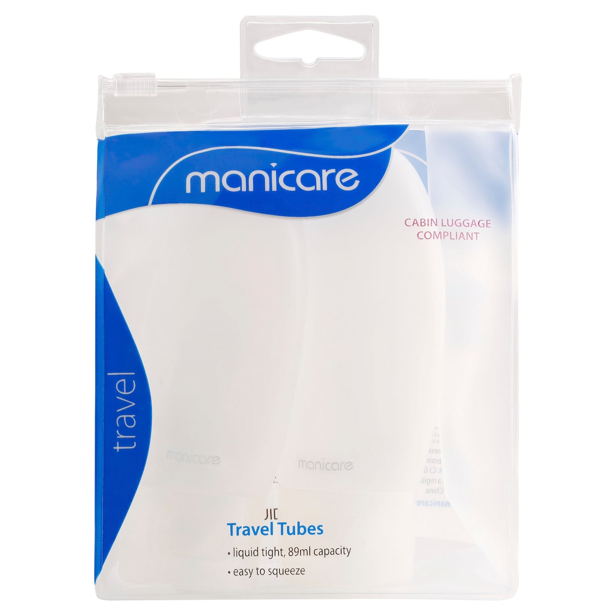 Manicare Travel Tubes 2 Pack