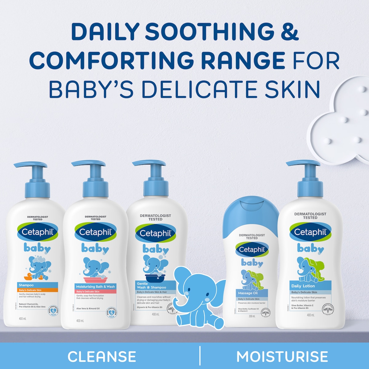 Cetaphil Baby Moisturising Bath & Wash 400ml