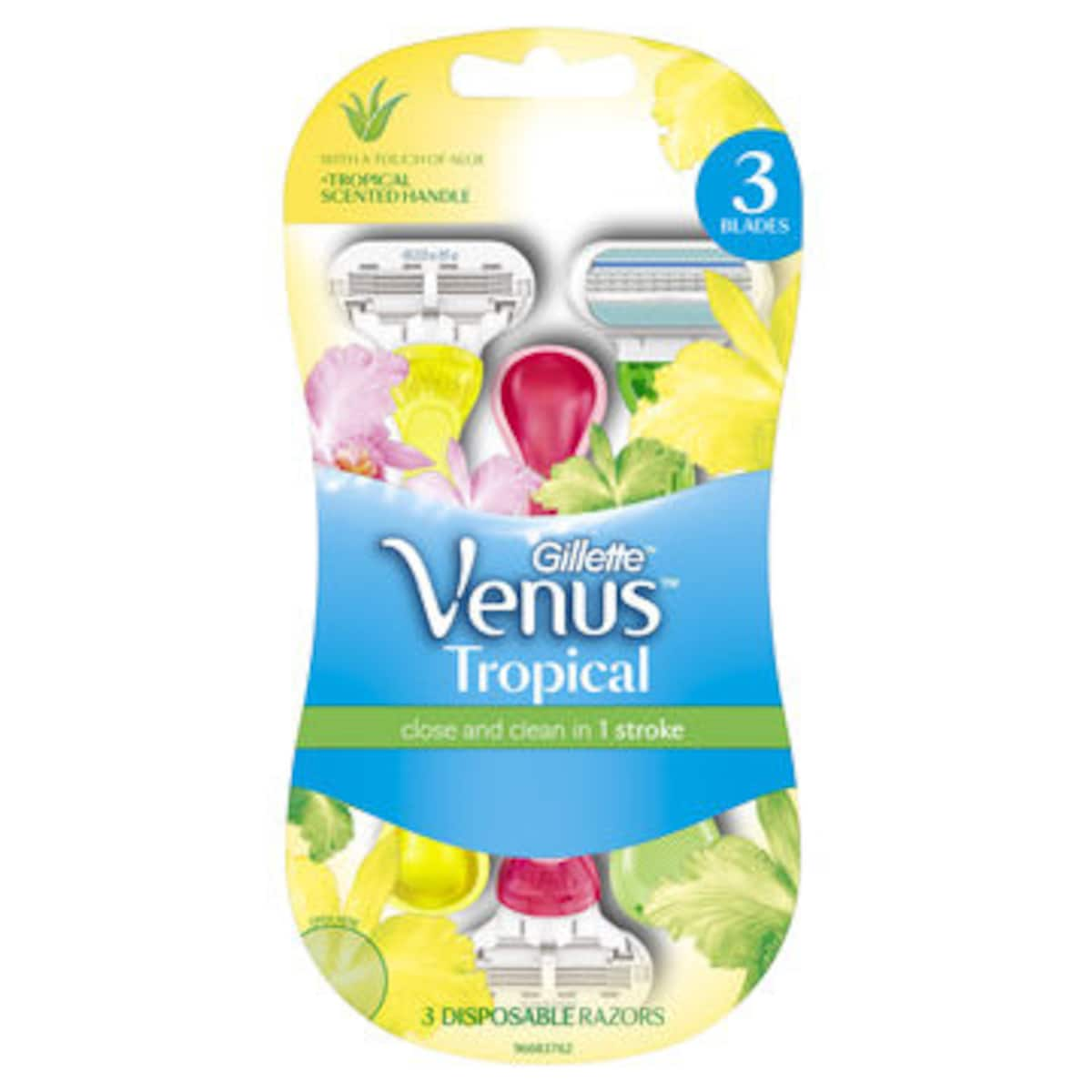 Gillette Venus Tropical Disposable Razors 3 Pack