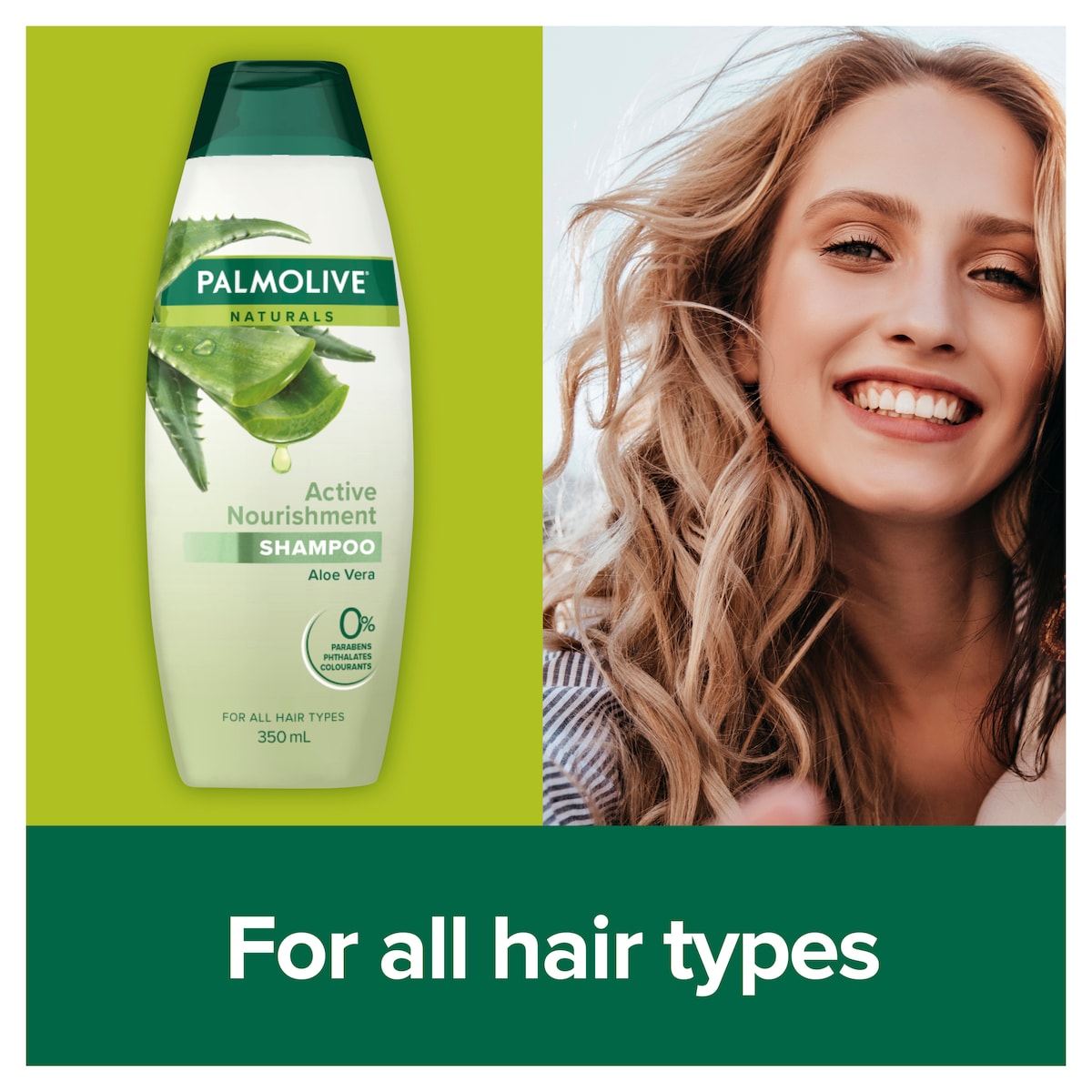 Palmolive Active Nourishment Shampoo Aloe Vera 350ml