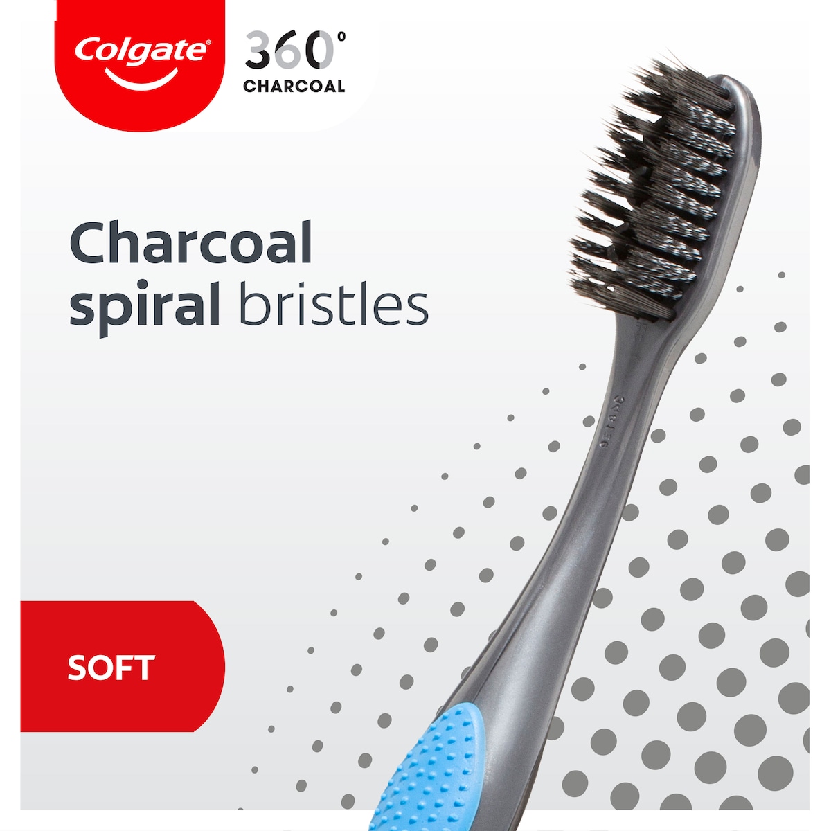 Colgate 360 Soft Spiral Antibacterial Toothbrush 3 Pack