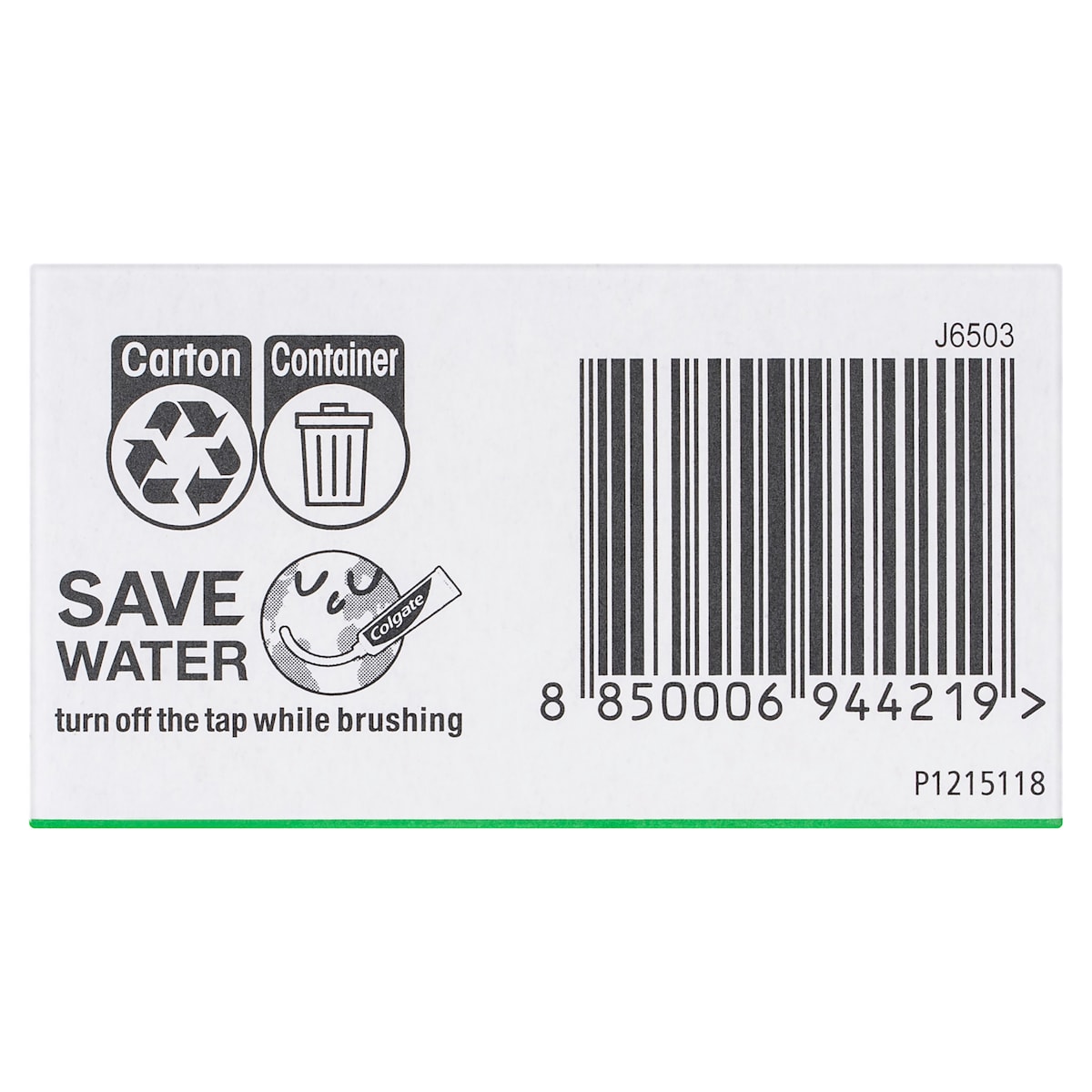 Colgate Total Mint Waxed Dental Floss 100m