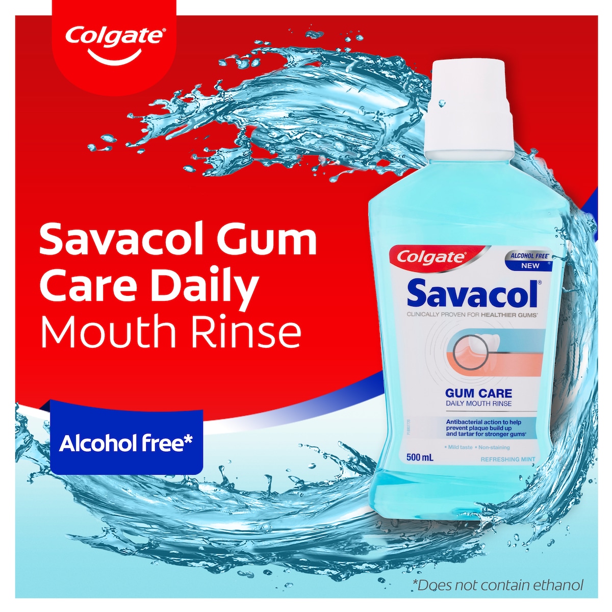 Savacol Gum Care Daily Mouth Rinse 500ml