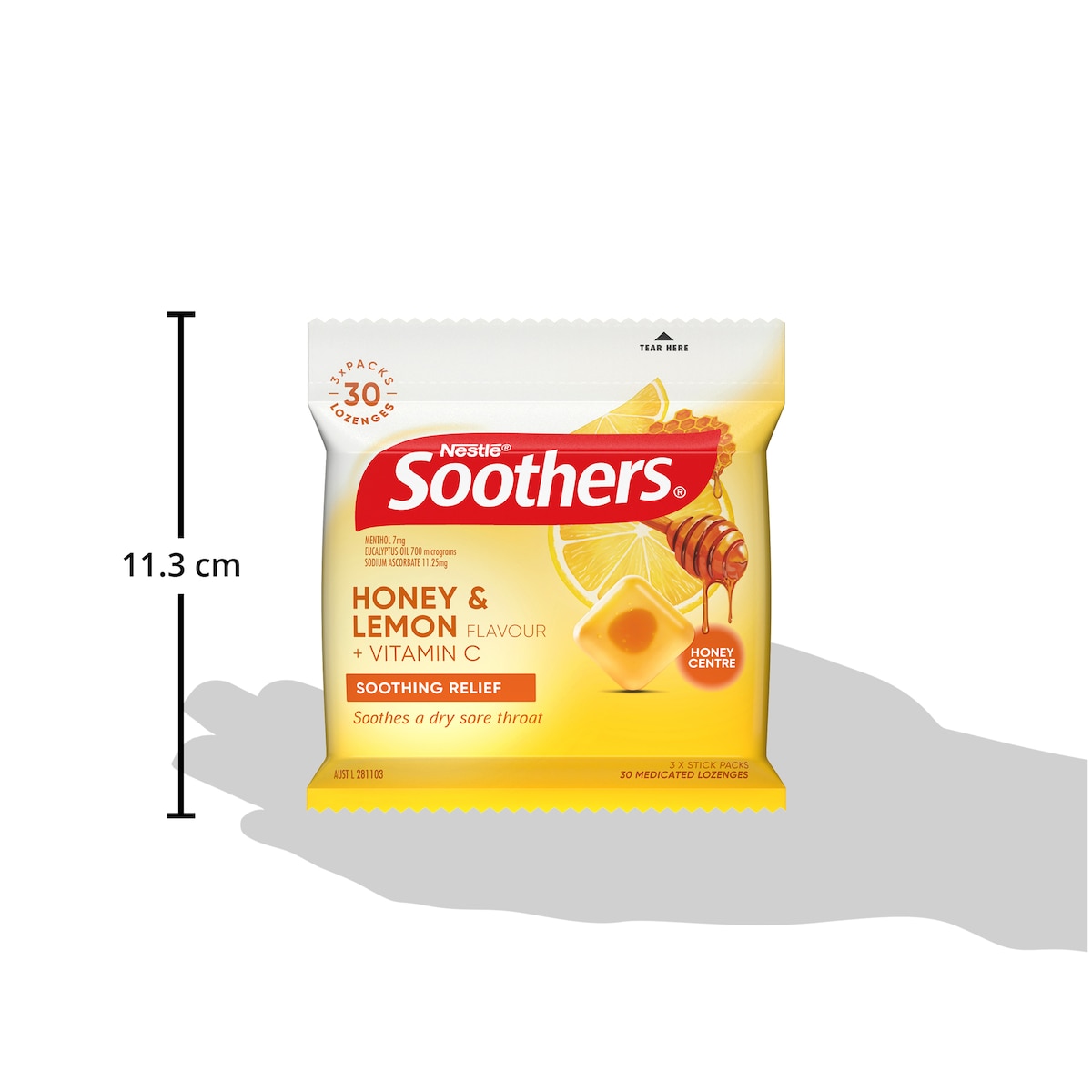 Nestle Soothers Honey & Lemon Multipack 3 x 10 Lozenges