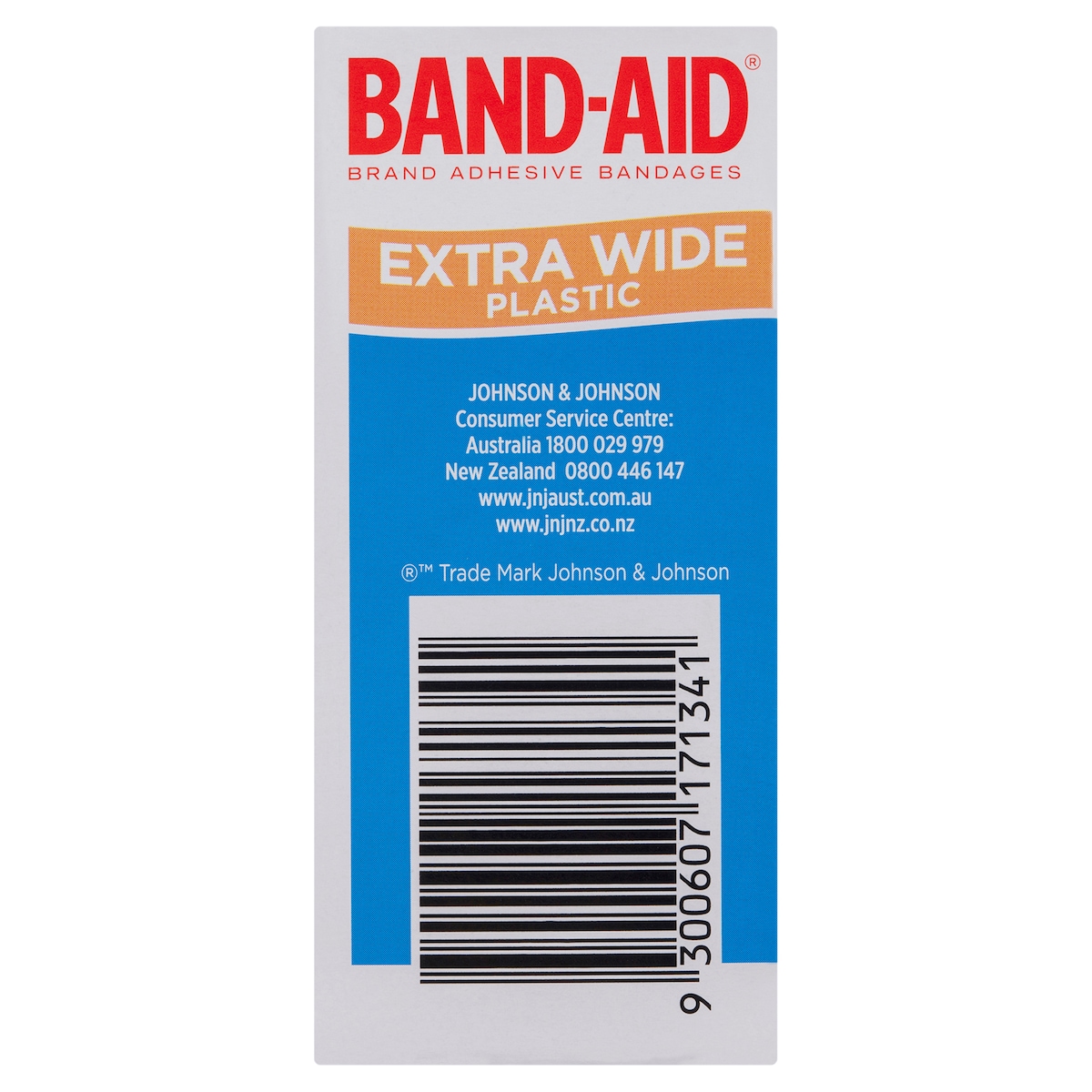 Band-Aid Extra Wide Plastic Strips 40 Sterile Strips