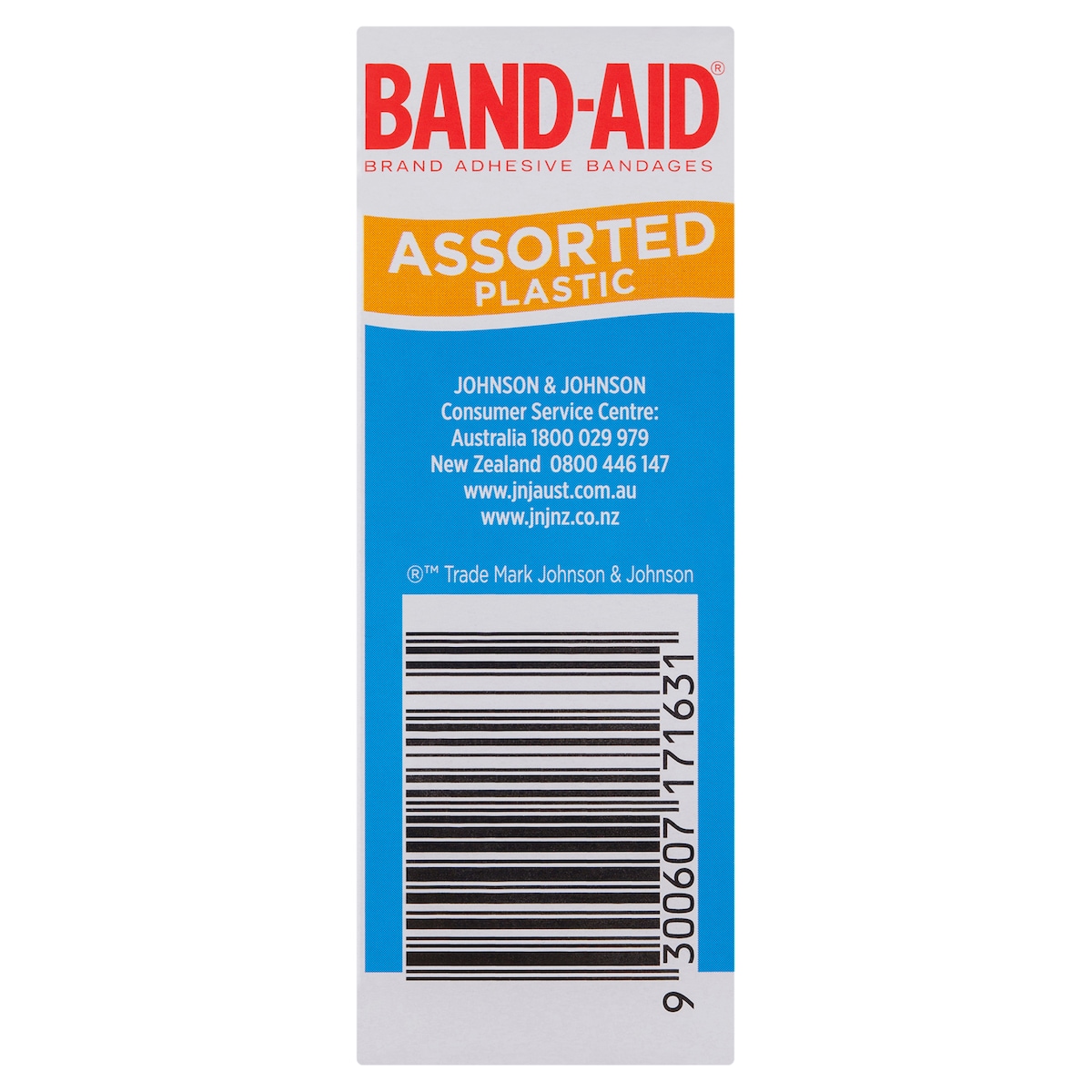 Band-Aid Plastic Strips Assorted Shapes 50 Pack