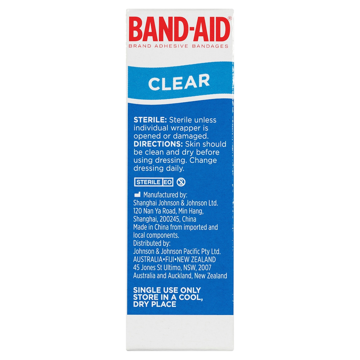 Band-Aid Clear Strips 40 Sterile Strips