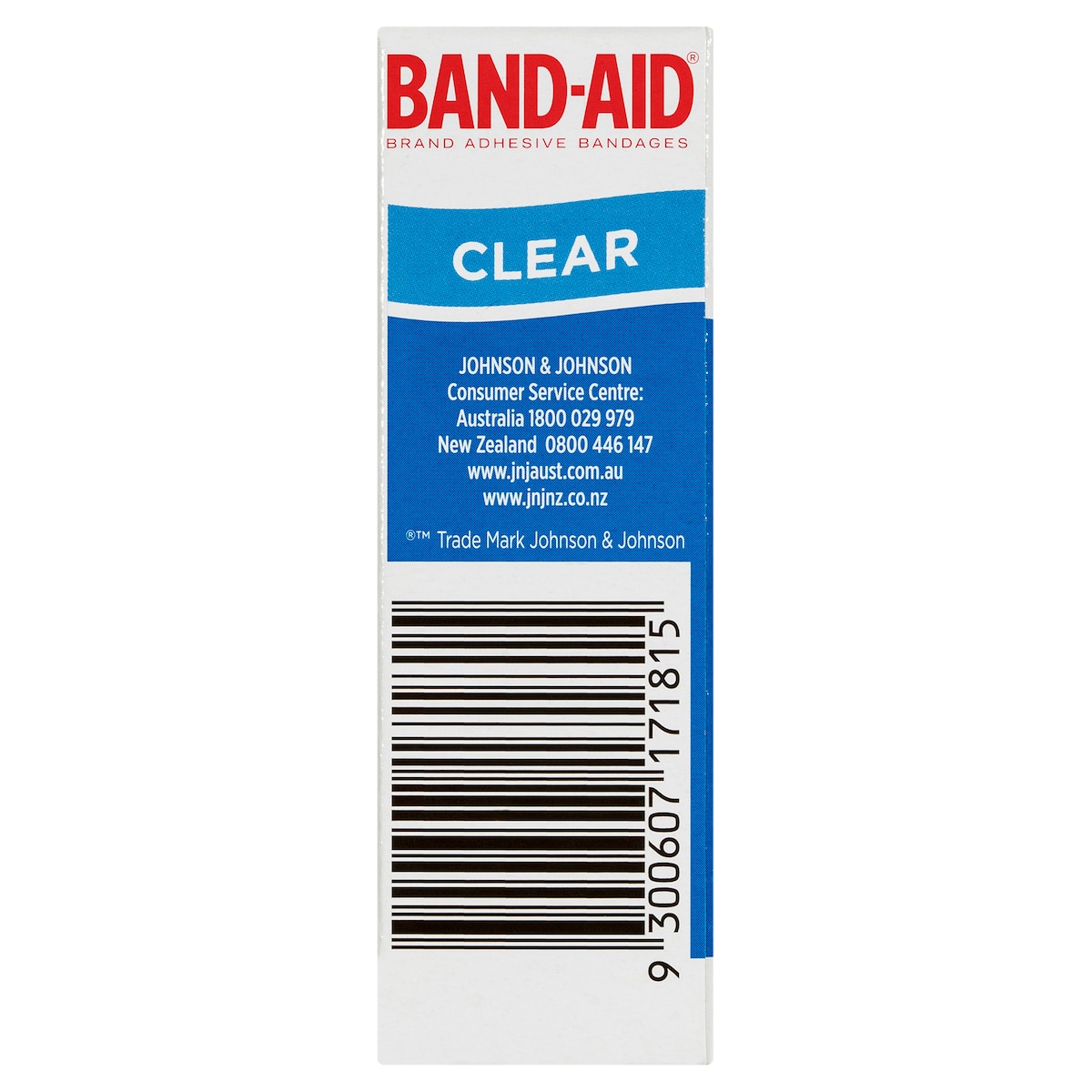 Band-Aid Clear Strips 40 Sterile Strips