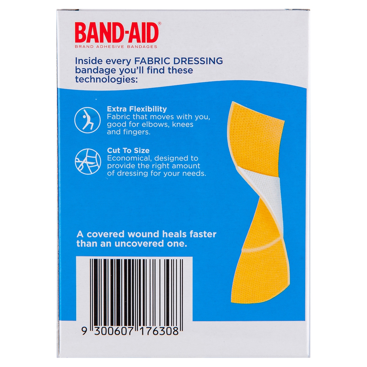 Band-Aid Fabric Dressing Full Width Pad 6cm x 1m