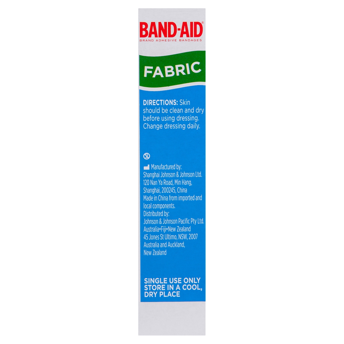 Band-Aid Fabric Dressing Full Width Pad 6cm x 1m