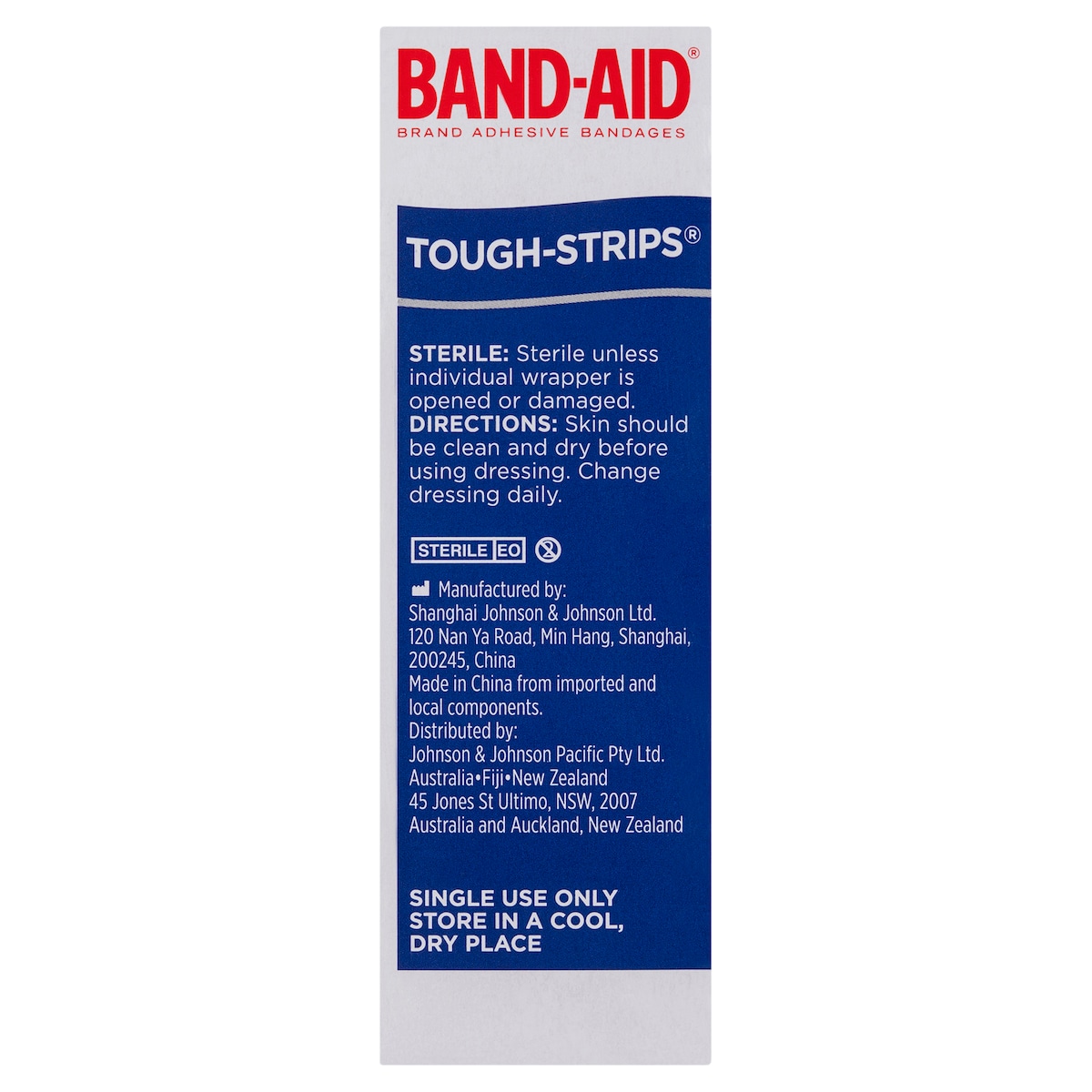 Band-Aid Tough Strips 20 Fabric Strips