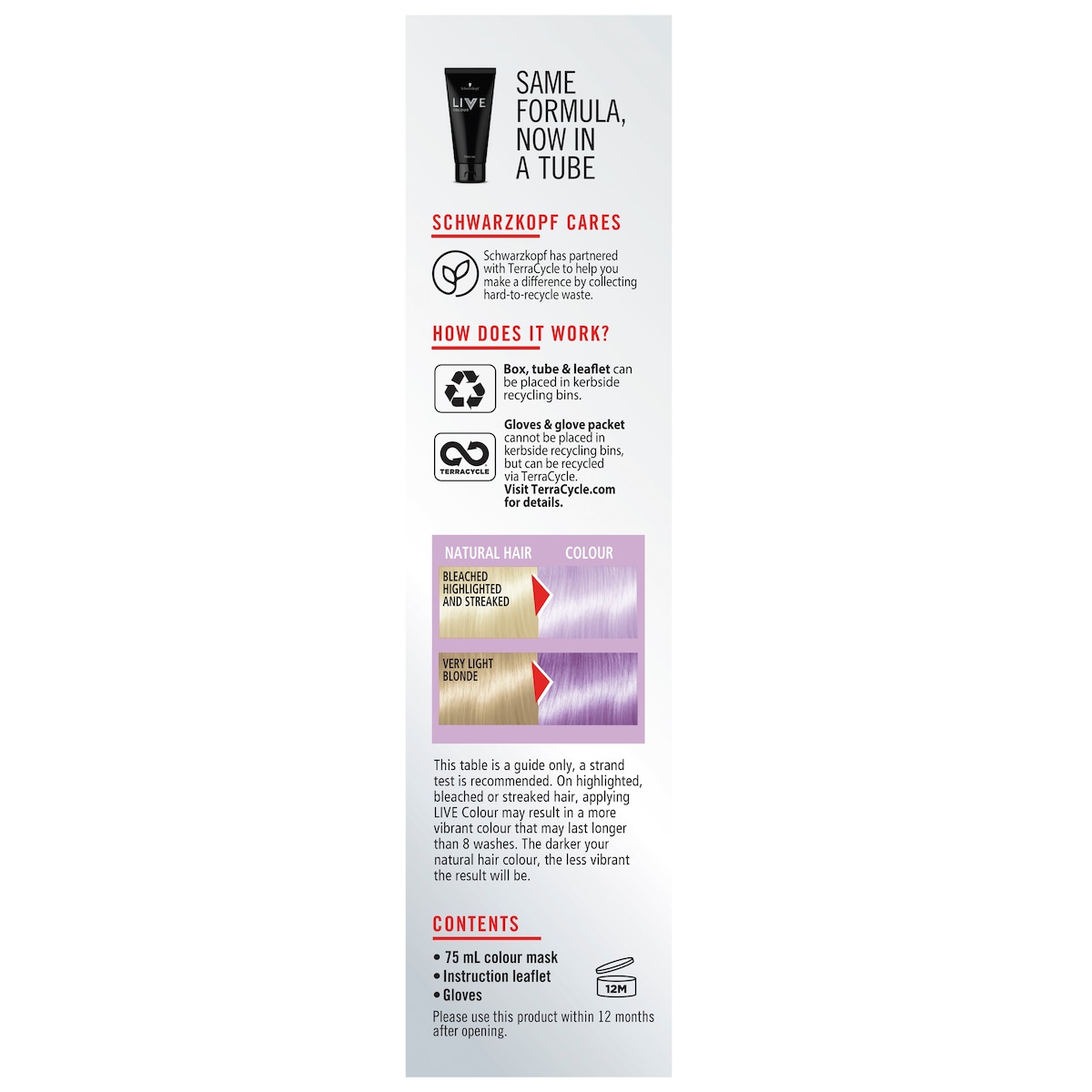 Schwarzkopf Live Colour Pastels Lilac Blush 75ml