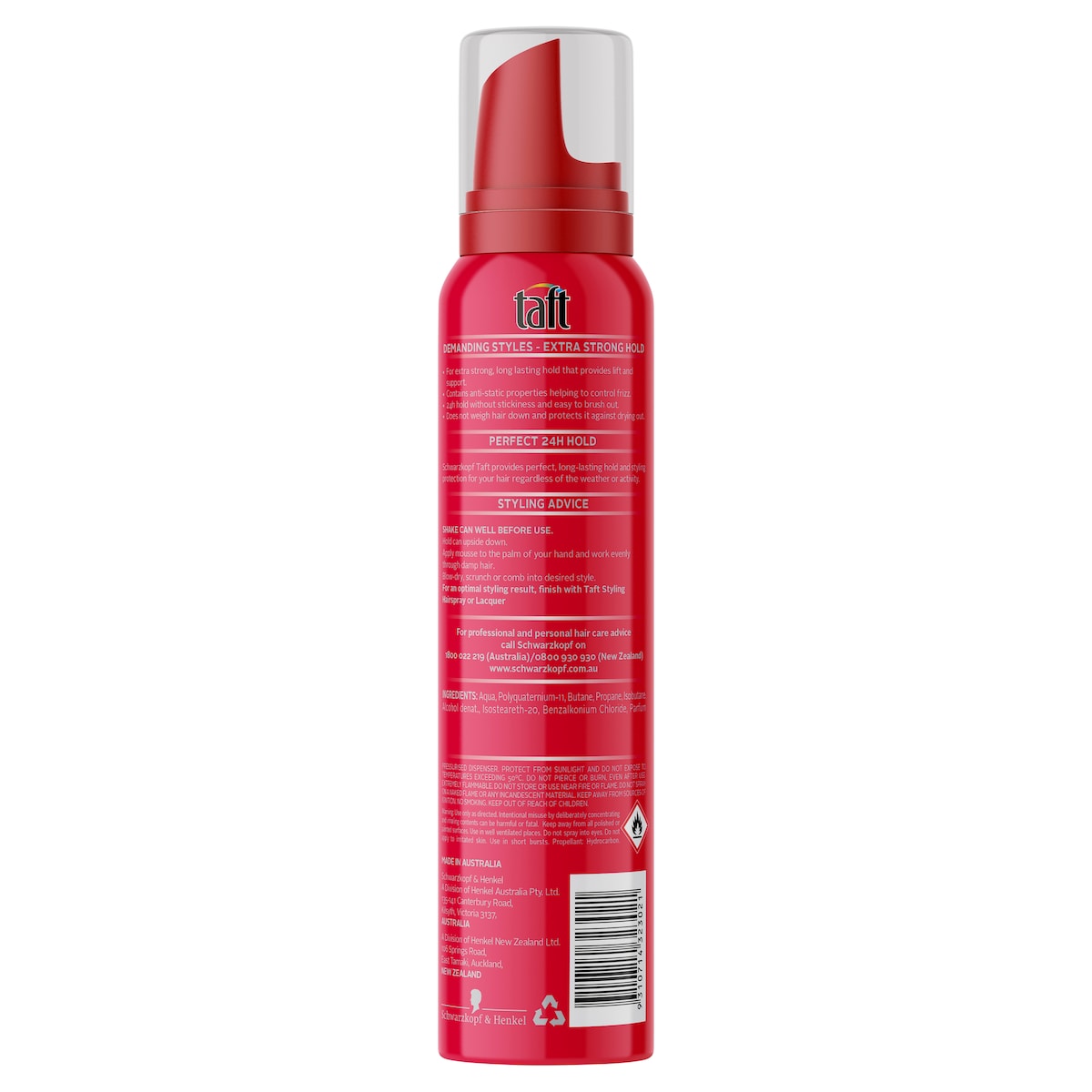 Taft Styling Mousse Extra Strong Hold 200g