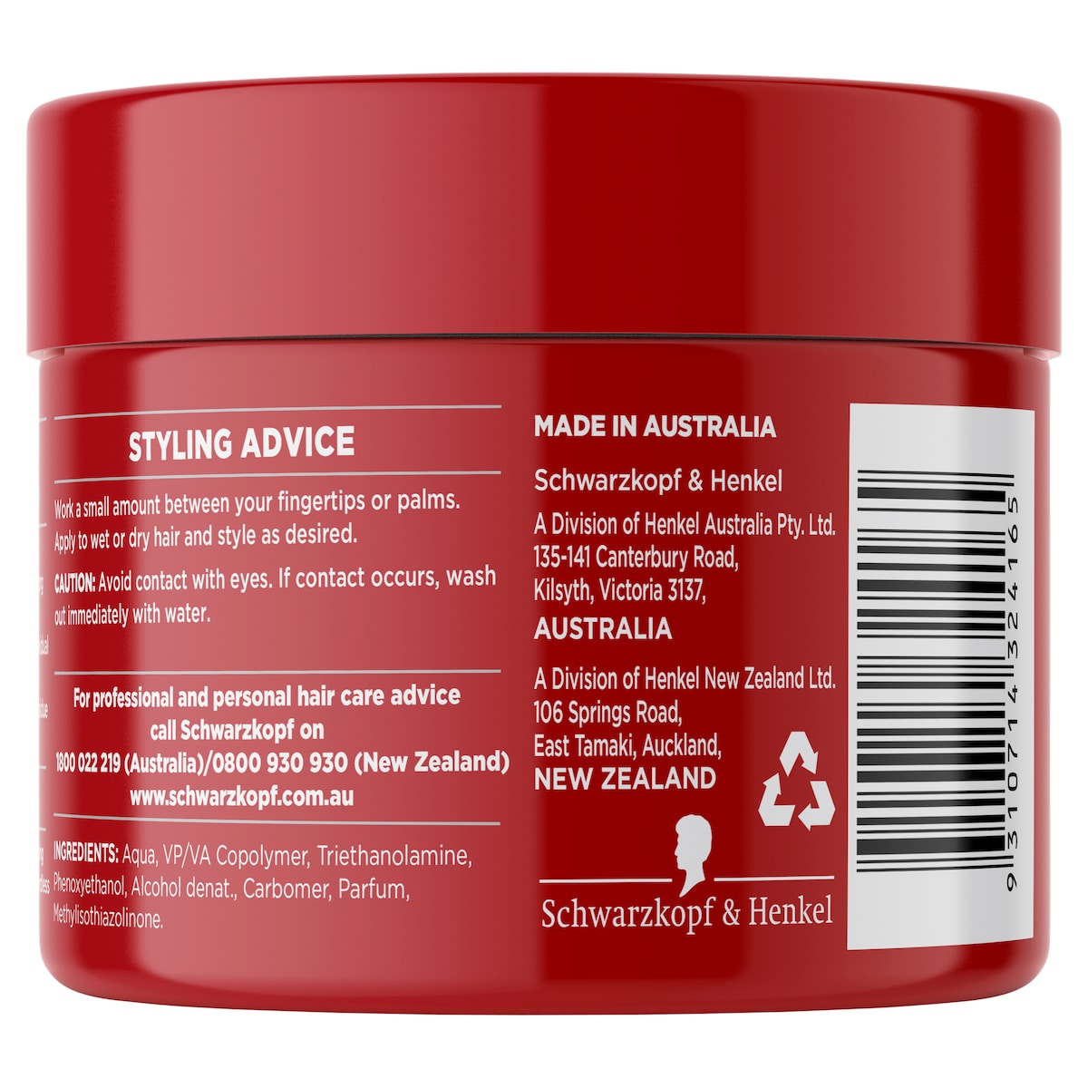 Taft Styling Gel Extra Strong Hold 250g