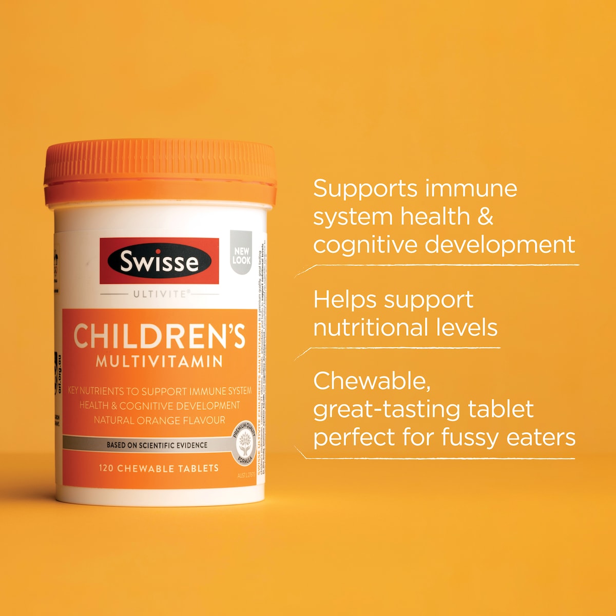 Swisse Ultivite Children's Multivitamin 120 Chewable Tablets