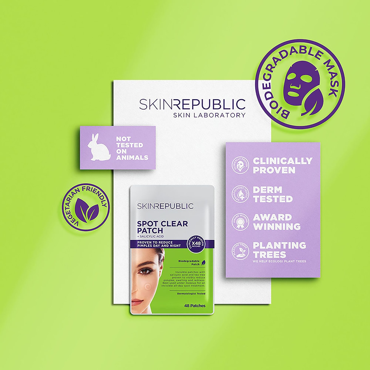 Skin Republic Spot Clear Salicylic Acid Patch (48 Patches)