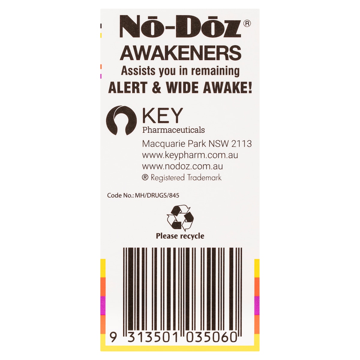 No-Doz Caffeine Tablets 100 Pack