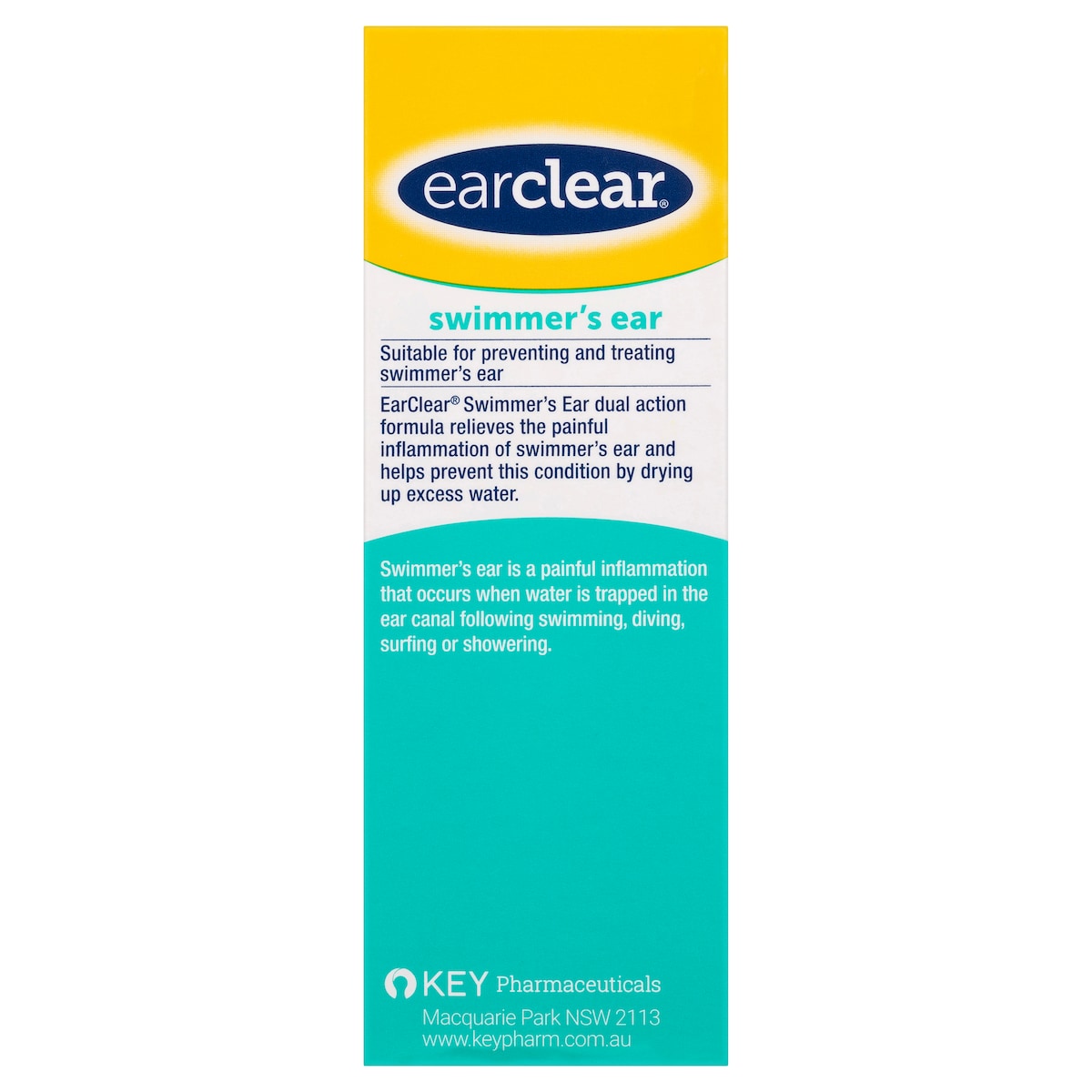 EarClear Ear Drops for Swimmers Ear 40ml