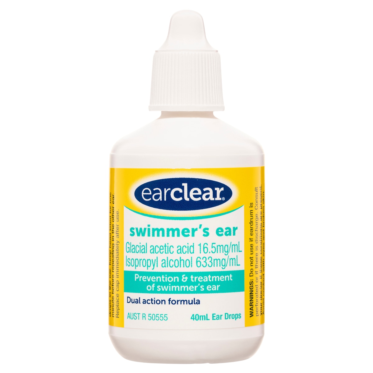 EarClear Ear Drops for Swimmers Ear 40ml