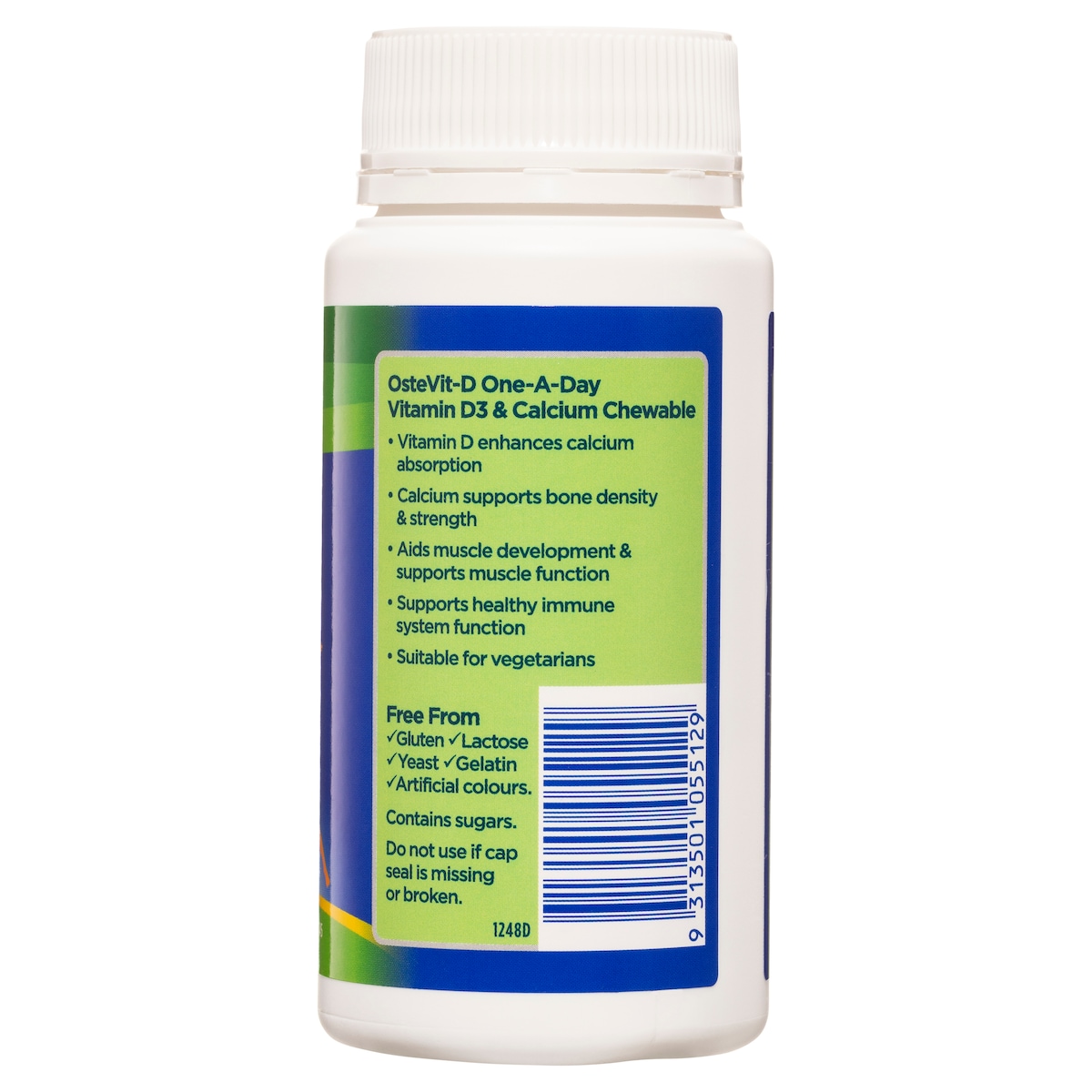 OsteVit-D One-a-Day Vitamin D3 & Calcium 60 Chewable Tablets