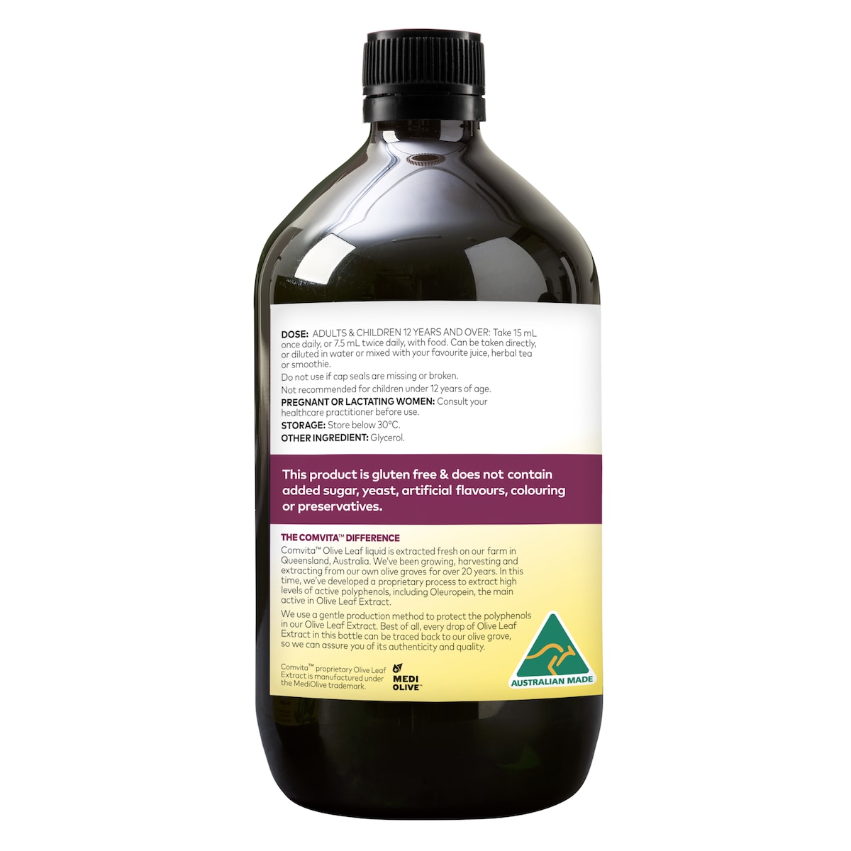 Comvita Olive Leaf Extract Mixed Berry 1 Litre