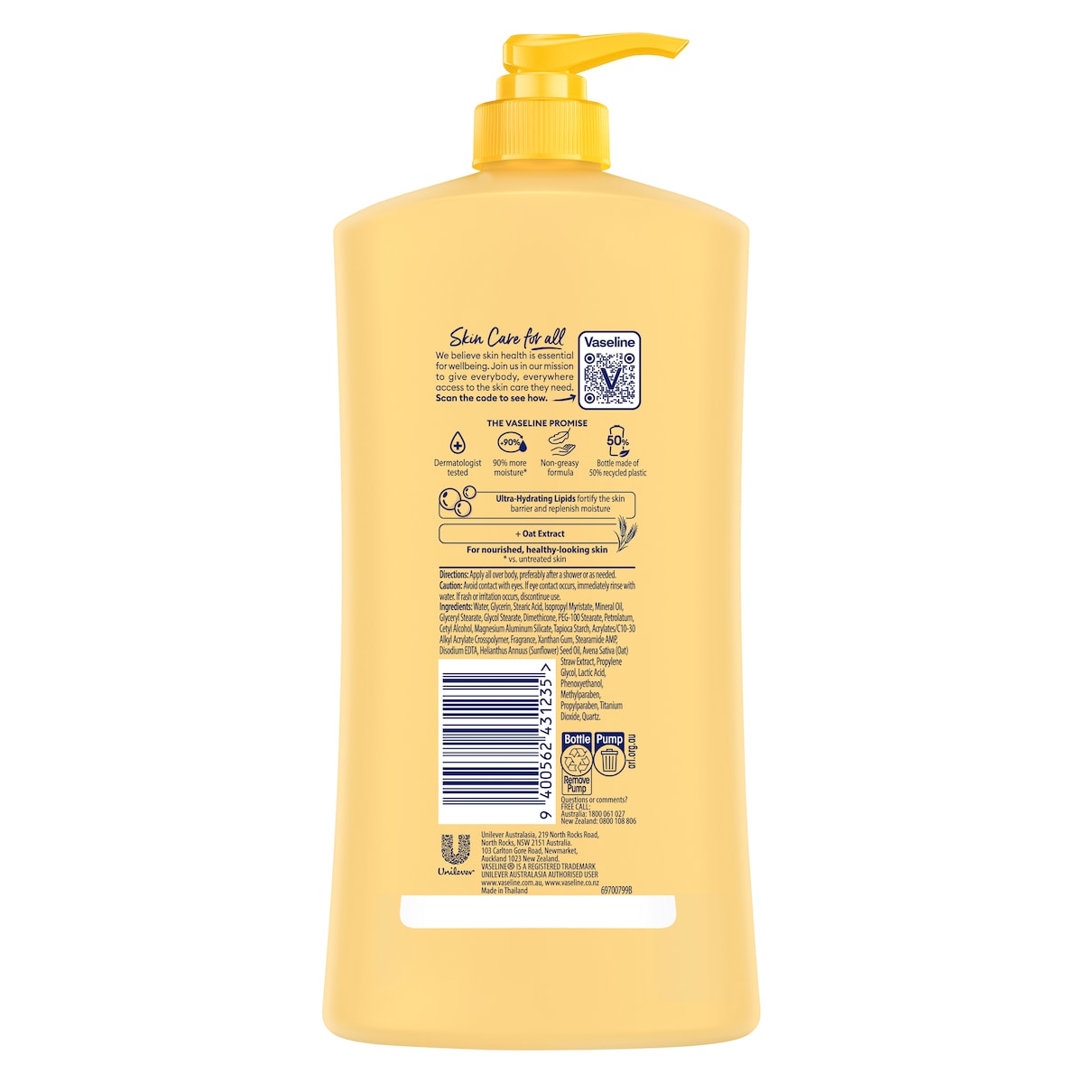 Vaseline Intensive Care Deep Restore Body Lotion 750ml