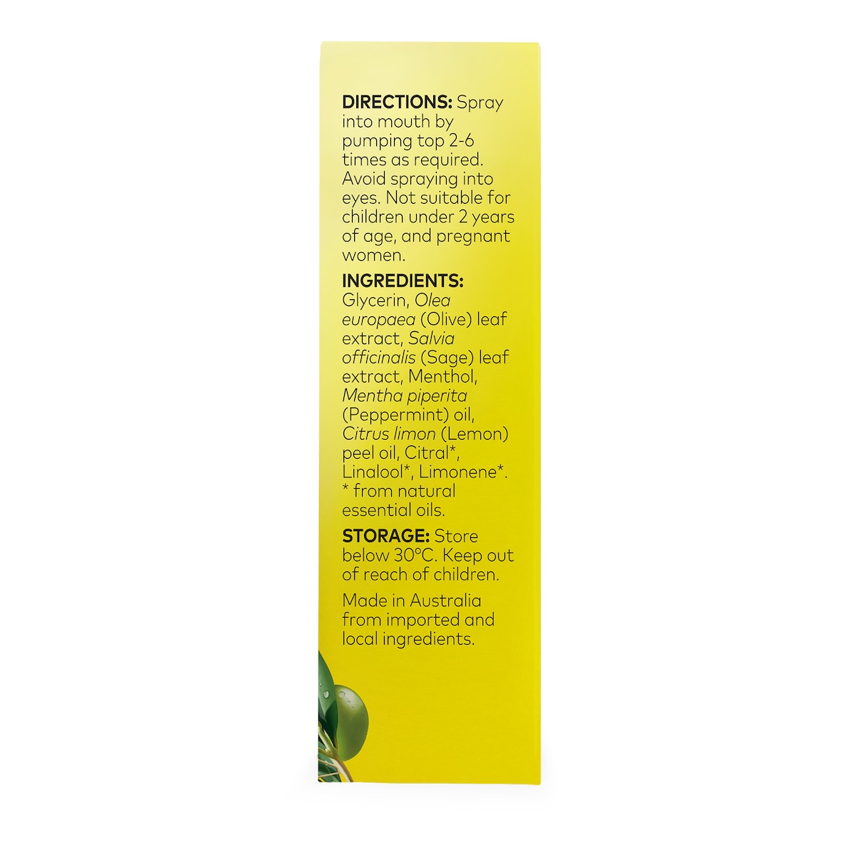 Comvita Olive Leaf Extract Oral Spray 30ml