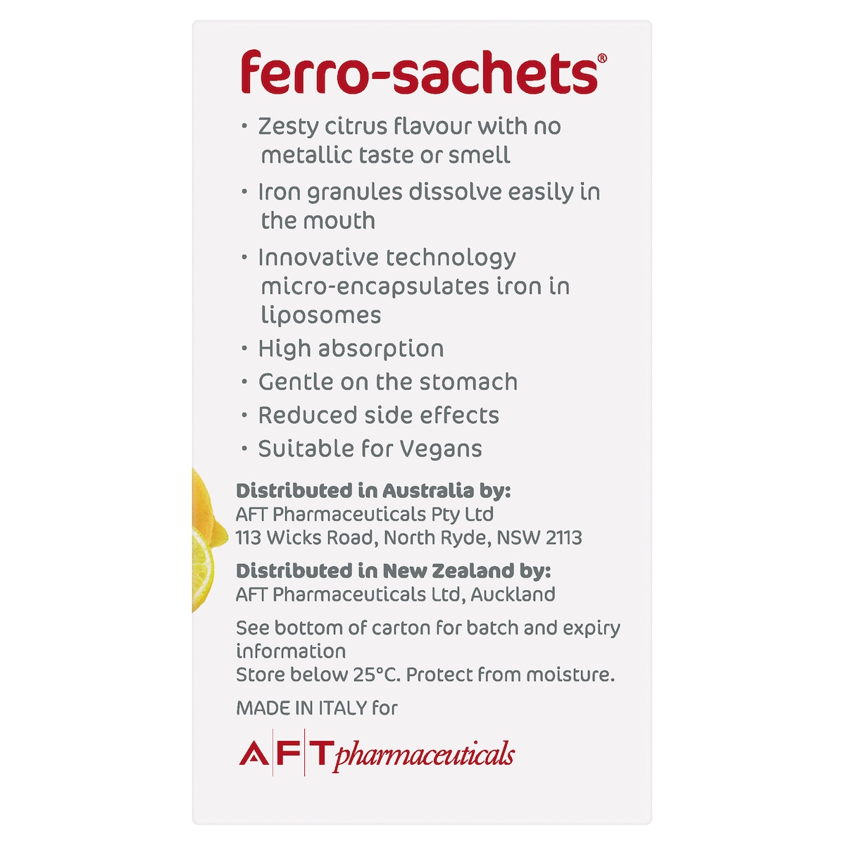 Ferro Iron Sachets 28 x 1.5g