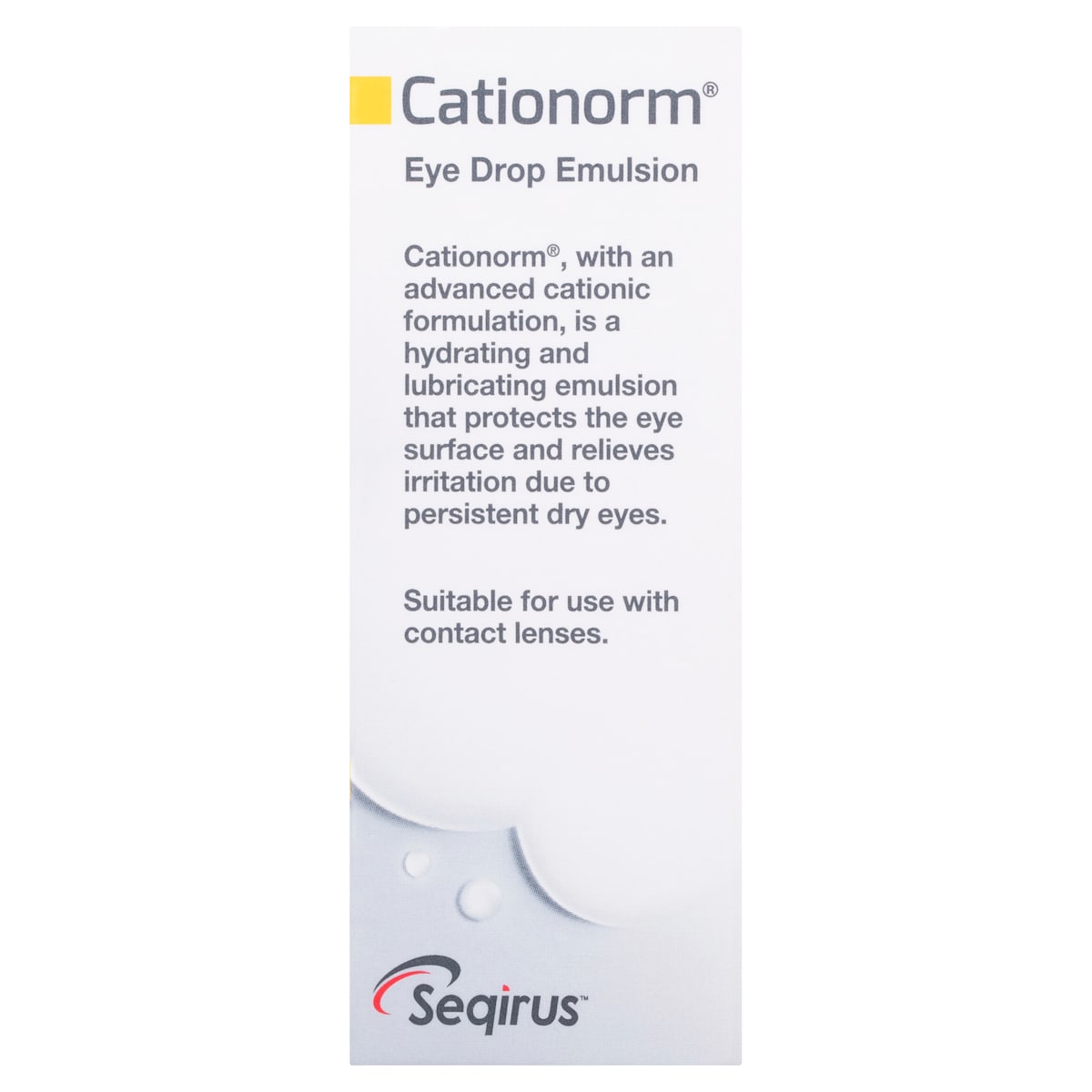 Cationorm Dry Eye Relief Preservative Free Multi Dose 10ml