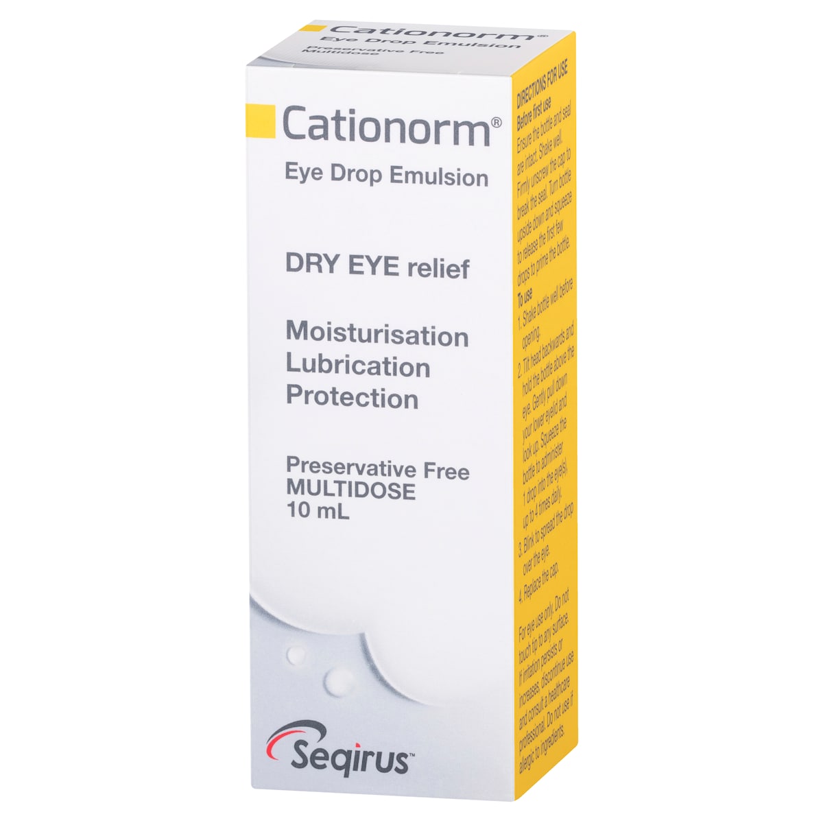 Cationorm Dry Eye Relief Preservative Free Multi Dose 10ml