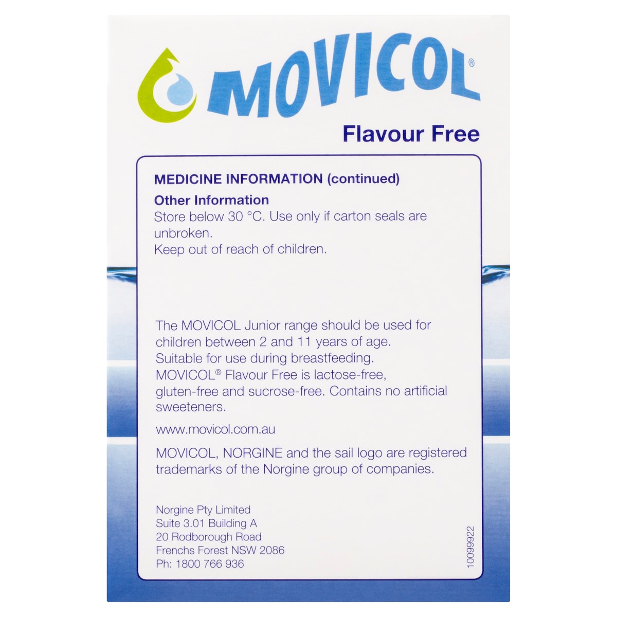 Movicol Adult Flavour Free Sachets 30 x 13g