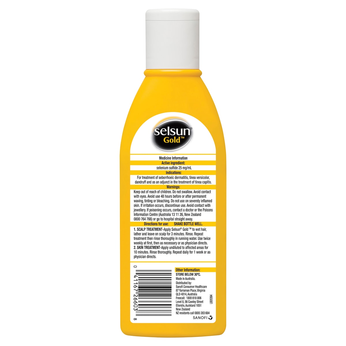 Selsun Gold Anti-Dandruff Treatment 200ml