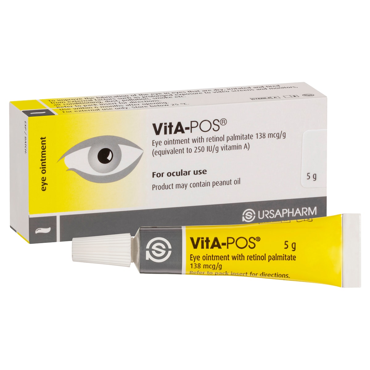 VitA-Pos Eye Ointment Vitamin A 5g