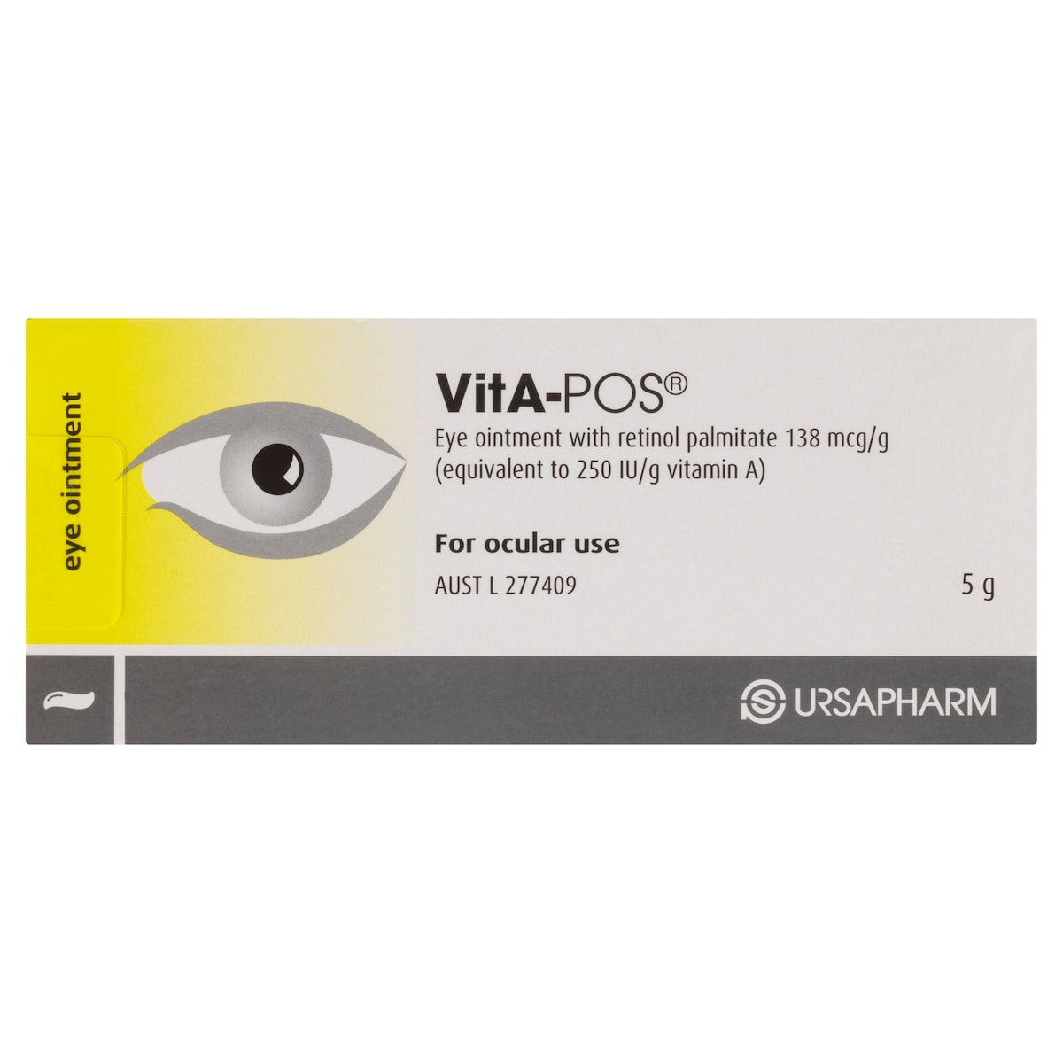 VitA-Pos Eye Ointment Vitamin A 5g