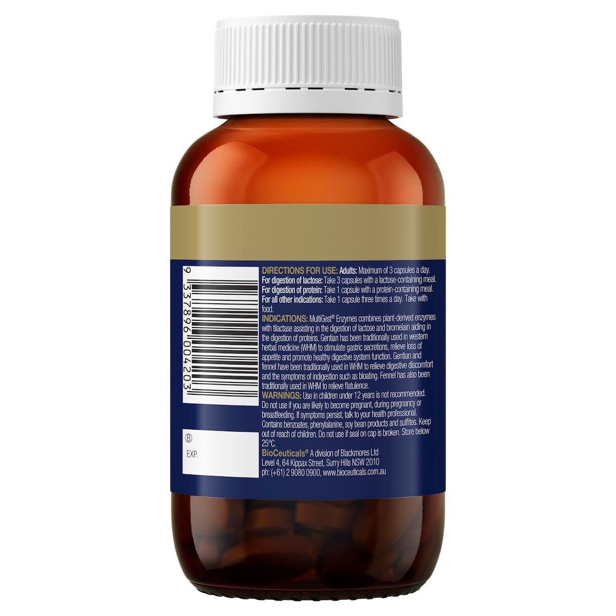 BioCeuticals MultiGest Enzymes 90 Capsules