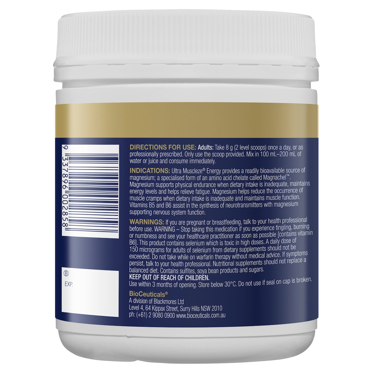 BioCeuticals Ultra Muscleze Energy 240g