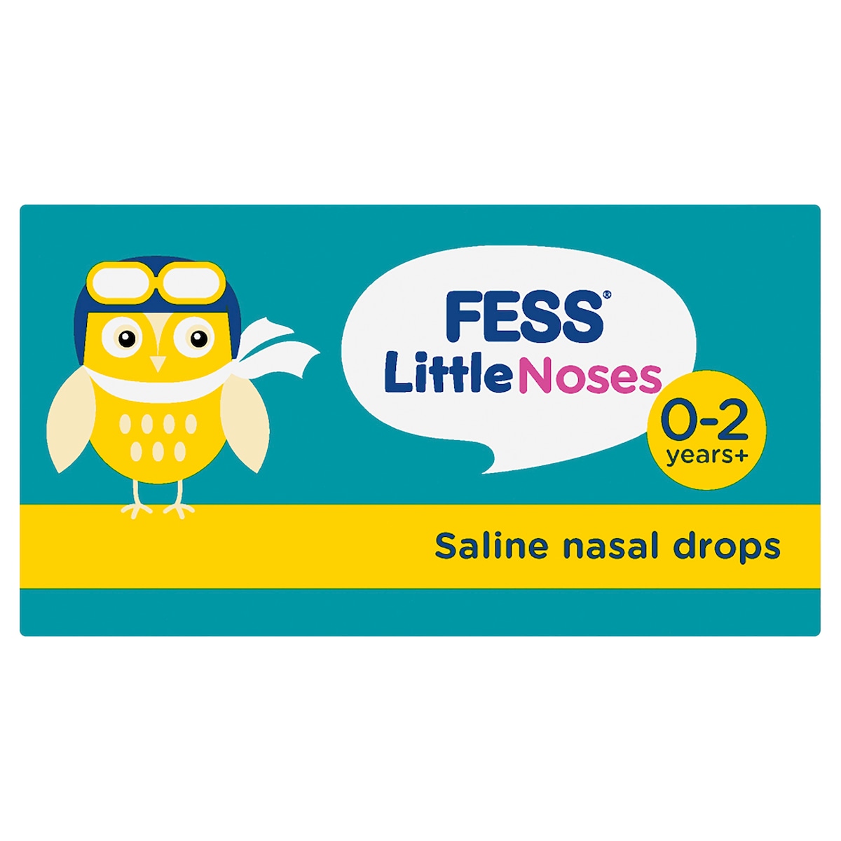 Fess Little Noses Saline Nasal Drops 25ml + Aspirator