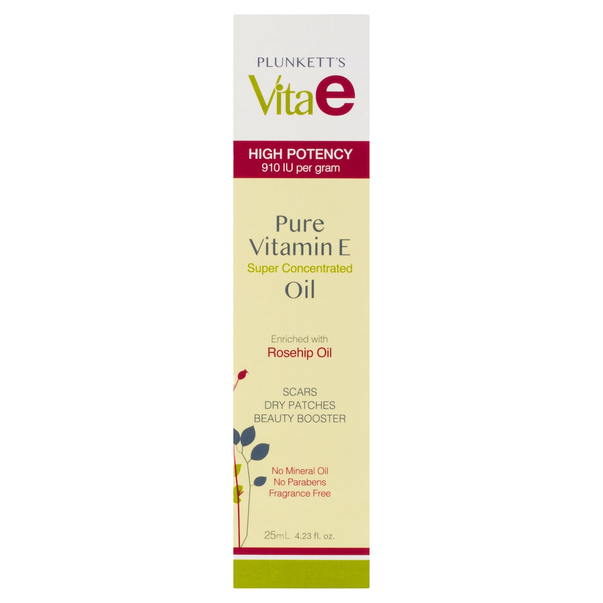 Plunketts VitaE Pure Vitamin E Oil Concentrated 25ml