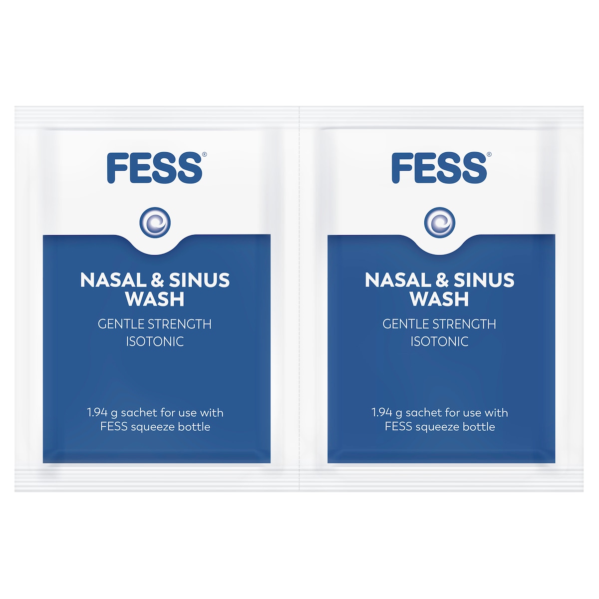 Fess Nasal & Sinus Wash Refills Gentle Strength 100 Sachets