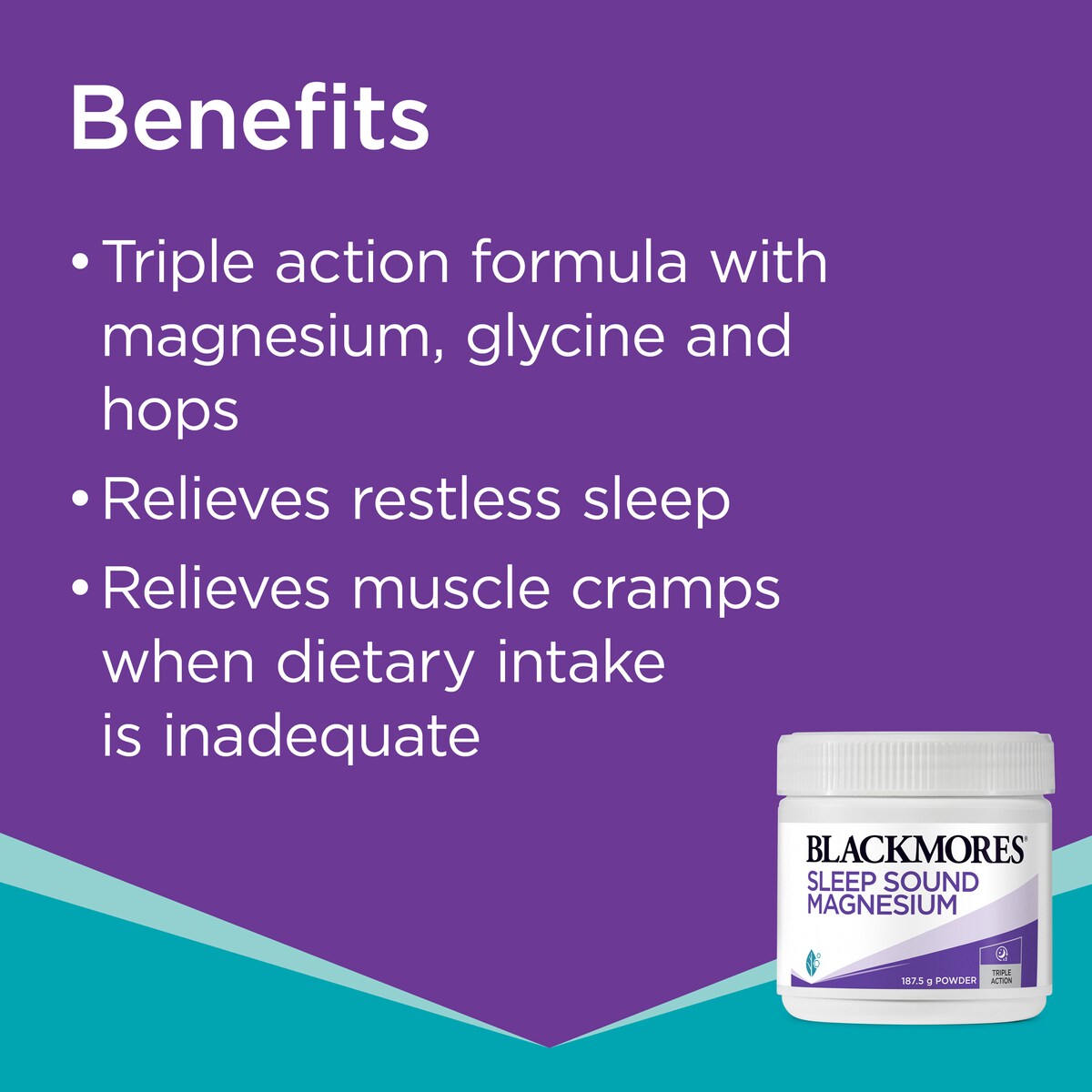Blackmores Sleep Sound Magnesium 187.5g