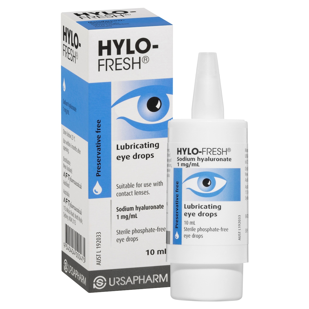 Hylo Fresh Lubricating Eye Drops 1mg 10ml