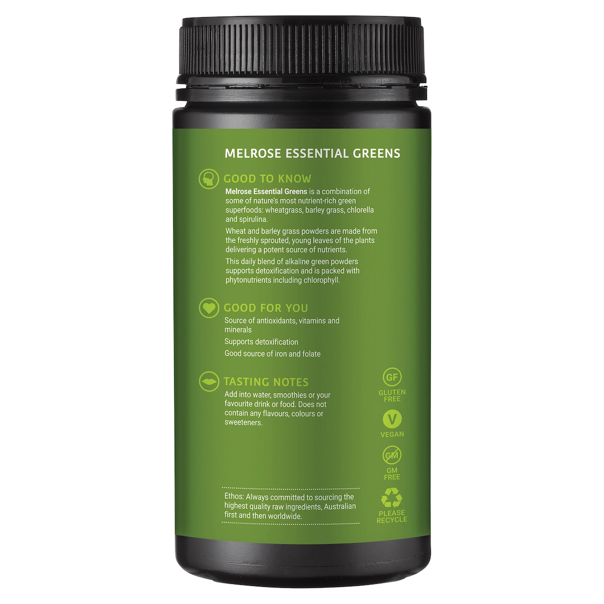 Melrose Organic Essential Greens 120g