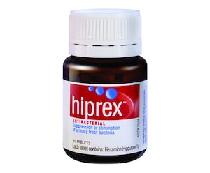 Hiprex Urinary Tract Antibacterial 20 Tablets