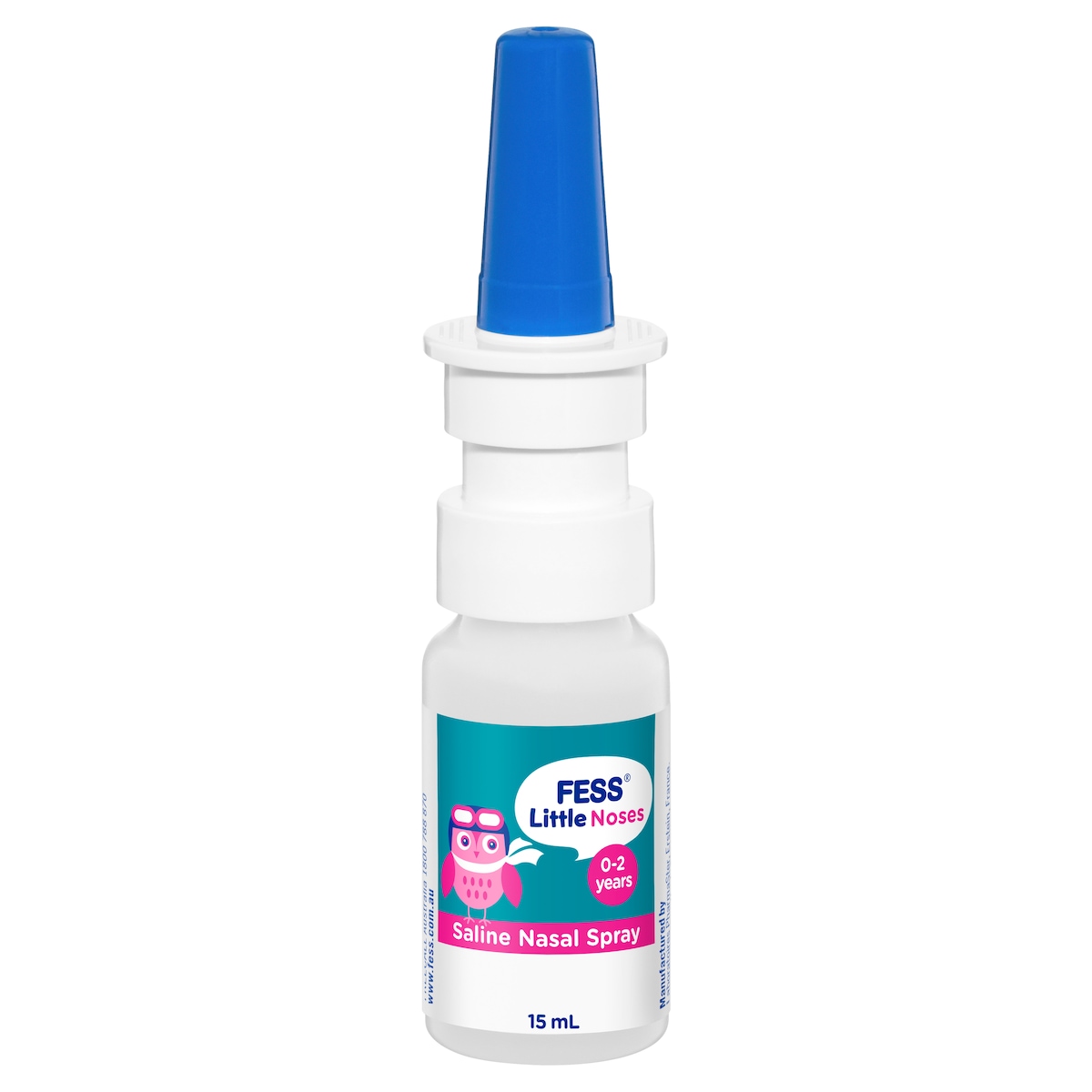 Fess Little Noses Saline Nasal Spray 15ml + Aspirator