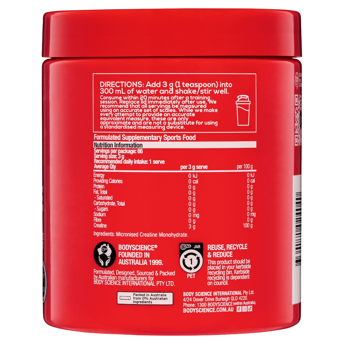 BSc Pure Creatine 200g