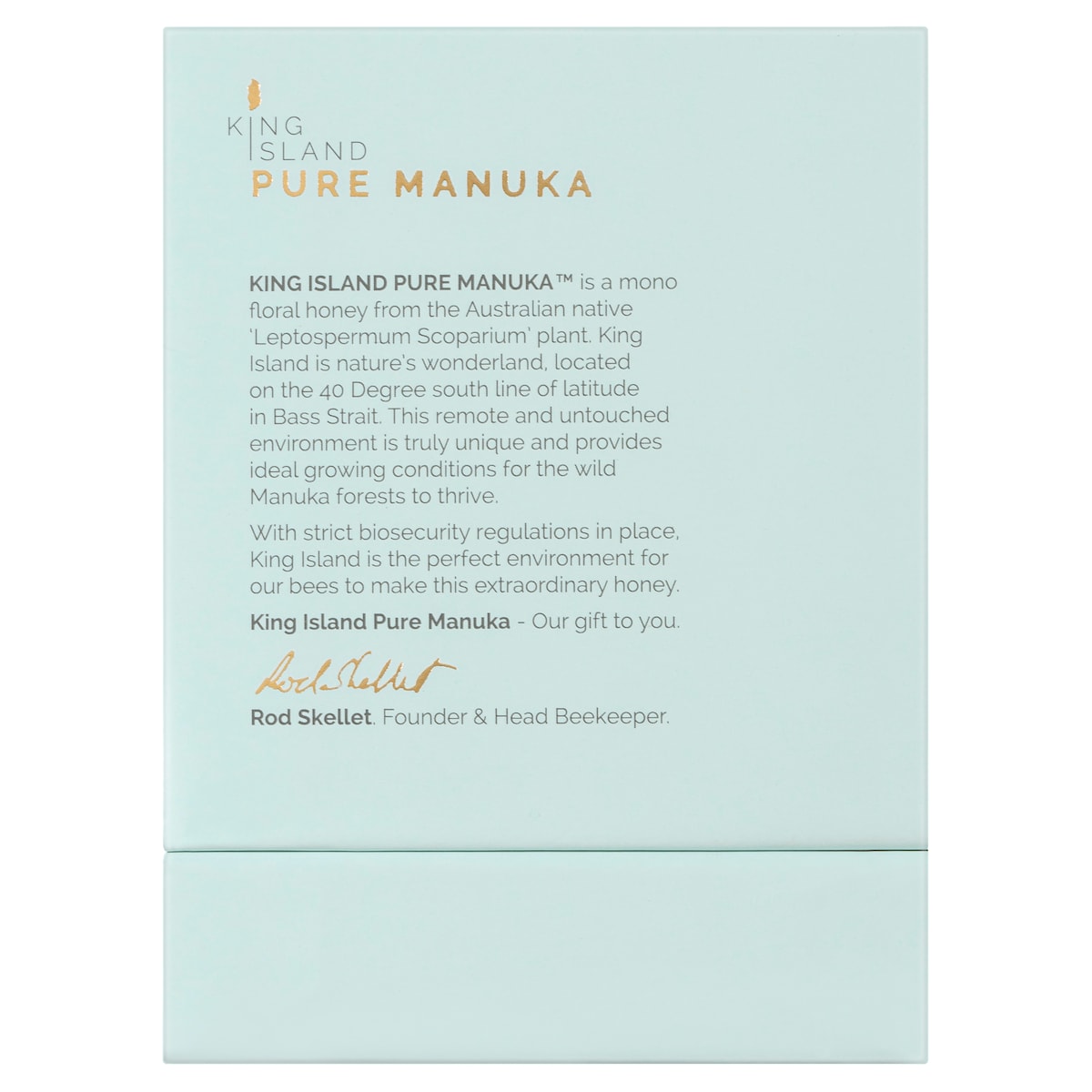 King Island Pure Manuka Honey Tasmania MGO 514+ 250g