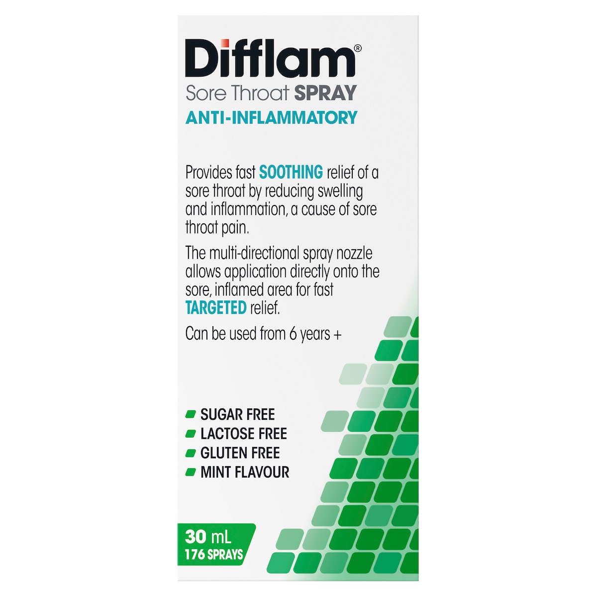 Difflam Sore Throat Spray Mint 30ml