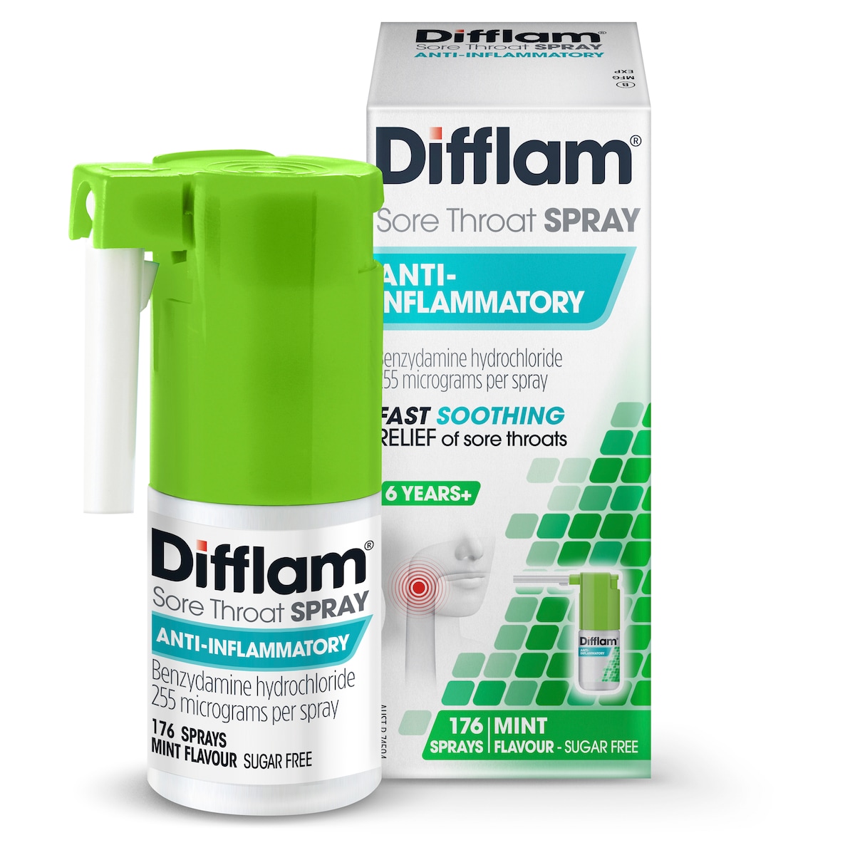 Difflam Sore Throat Spray Mint 30ml