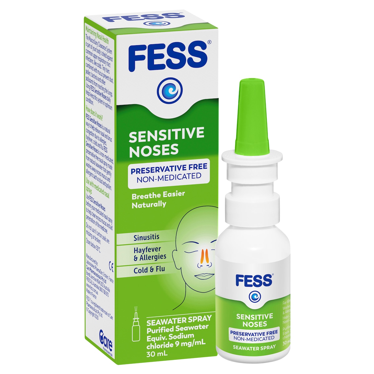 Fess Sensitive Noses Nasal Spray 30ml